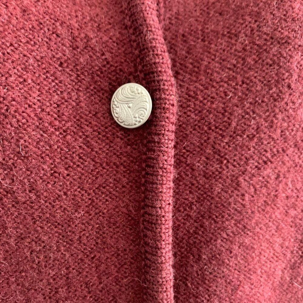 Vintage Weathervane Button Down Collared Maroon 1… - image 5